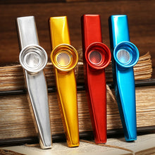 Load image into Gallery viewer, Metal Kazoo Lightweight Portable For Beginner Flute Instrument Music Lovers Woodwind Instrument Simple Design Lightweight Kazoo