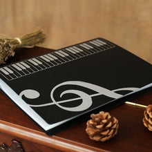 Load image into Gallery viewer, 80 Pages A4 Piano Paper Sheets Document File Organizer Folder Five-line Clip Music Score Accessories