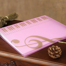 Load image into Gallery viewer, 80 Pages A4 Piano Paper Sheets Document File Organizer Folder Five-line Clip Music Score Accessories